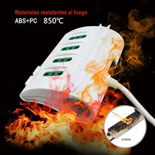 Carica l&#39;immagine nel visualizzatore di Gallery, Extrastar Multipresa da Scrivania/Tavolo con 2 Presa 6 Prese -2 USB, Bianco