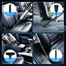 Carica l'immagine nel visualizzatore di Gallery, BuTure Aspirabriciole 4 in 1 Aspirapolvere Auto Portatile con Filo Nero