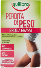 Carica l&#39;immagine nel visualizzatore di Gallery, Equilibra Brucia Grassi, 40 Compresse, 60g