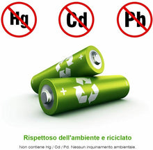 Carica l'immagine nel visualizzatore di Gallery, EBL AAA Batterie Ricaricabili con 1200 cicli,Pile da AAA*8