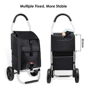 mfavour Carrello Portaspesa, Spesa 2 Ruote per Pieghevole...