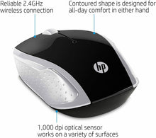 Carica l&#39;immagine nel visualizzatore di Gallery, HP PC 200 Mouse Wireless, Argento- Compatibile con Windows XP/Vista/7/8/10