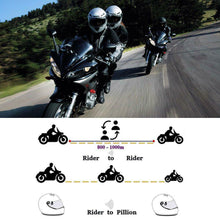 Carica l&#39;immagine nel visualizzatore di Gallery, Interfono Moto Bluetooth Coppia BETOWEY BT-S3 Interphone con Set 2 Interfoni