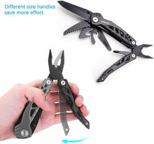 Carica l'immagine nel visualizzatore di Gallery, HONZIN Coltello Multiuso，Utensile Acciaio 10in1 Inossidabile，Adatto per Campeggi