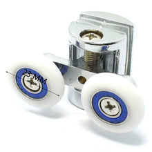 Carica l'immagine nel visualizzatore di Gallery, YuanQian - Rotelle per doccia con doppia porta scorrevole, 23 mm, 4 pezzi (2...