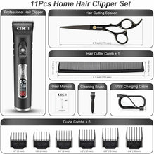 Carica l'immagine nel visualizzatore di Gallery, Tagliacapelli Uomo Professionale, CIICII Tagliatrice Capelli (11Pcs...