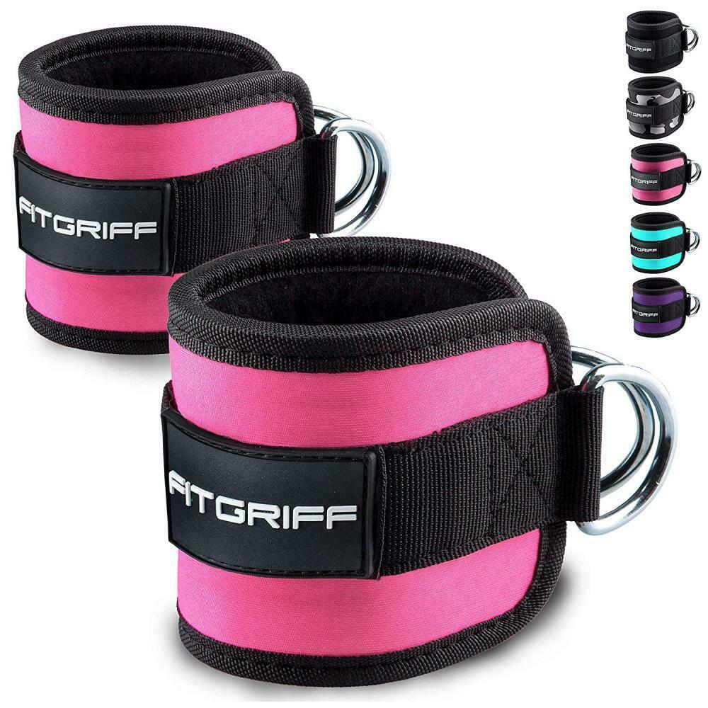 FITGRIFF - Cavigliere fitness imbottite per trazioni (2 pezzi) - donne e...