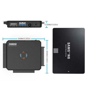 FIDECO USB 3.0 a IDE e SATA Converter Hard Drive Adattatore per 2,5" e...