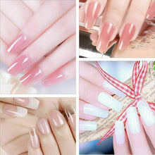 Carica l&#39;immagine nel visualizzatore di Gallery, Unghie Kit, 4 Colori Acrygel Gel (Bianco, Rosa Nudo, Trasparente,...