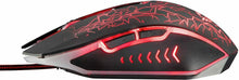 Carica l'immagine nel visualizzatore di Gallery, Mouse cablato da Gaming con 6 tasti e DPI regolabili fino a 2400, Illuminato LED