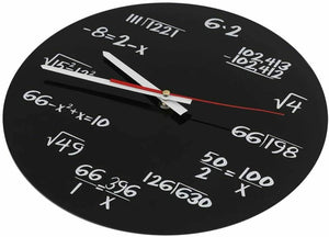 Orologio da Parete Acrilico Matematico Design Moderno Accessori per la casa...