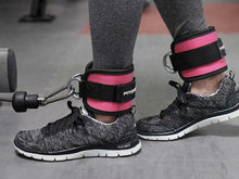 Carica l&#39;immagine nel visualizzatore di Gallery, FITGRIFF - Cavigliere fitness imbottite per trazioni (2 pezzi) - donne e...