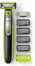 Carica l'immagine nel visualizzatore di Gallery, Rasoio elettrico Philips OneBlade QP2630/30 Wet&amp;Dry + 2 testine per body pettini