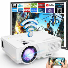 Carica l&#39;immagine nel visualizzatore di Gallery, Proiettore, Mini Proiettore Wifi, Portatile Wireless 5500 Lumen...