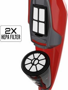 Scopa elettrica IMETEC PIUMA EXTREME SC3 600 con Filtro Hepa, Senza Sacco Rossa