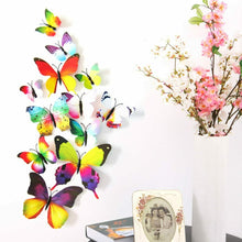 Carica l'immagine nel visualizzatore di Gallery, Farfalle 3D 108 Pezzi Adesivi Murali Adesivi da Parete per Casa Decorazione
