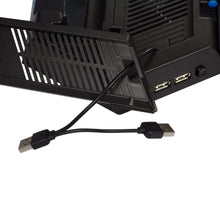 Carica l&#39;immagine nel visualizzatore di Gallery, Supporto verticale per PS4 Slim/PS4 Con Ventilatore e base di ricarica