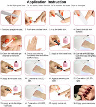 Carica l&#39;immagine nel visualizzatore di Gallery, AIMEILI Smalto Semipermente Kit Semipermanente Unghie in Gel UV LED Smalti...
