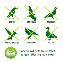 Carica l'immagine nel visualizzatore di Gallery, De-Bird - Nastro repellente antiuccelli - superficie olografica riflettente...