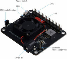 Carica l'immagine nel visualizzatore di Gallery, GeeekPi Raspberry Pi DockerPi Power Board per 4 Modello B &amp; Pi...