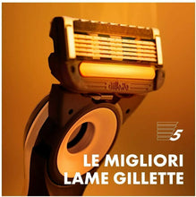 Carica l&#39;immagine nel visualizzatore di Gallery, 8 x Lamette di ricambio per Gilette Labs rasosio riscaldato, 5 lame affilate