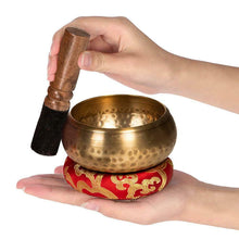 Carica l'immagine nel visualizzatore di Gallery, Campana Tibetana Armonica 7 Metalli 450 gr Originale del Nepal Antica Fatta...