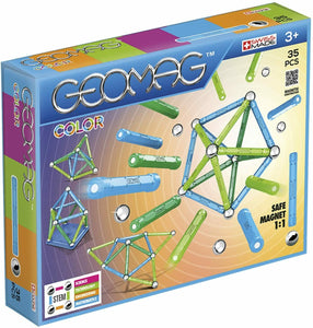 Set di costruzioni magnetiche Geomag, 35 pezzi tra sfere e barrette, Magneti