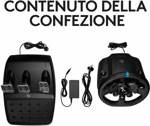 Logitech G923 TRUEFORCE Volante da Corsa e Pedali per Xbox Series X/S, Xbox One