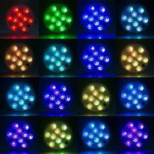 Carica l&#39;immagine nel visualizzatore di Gallery, LED Sommergibili Con Telecomando 4 Pezzi,Luce LED Sommergibili, Impermeabile
