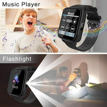 Carica l'immagine nel visualizzatore di Gallery, Smartwatch per Bambini, Orologio Intelligente Ragazzo e Ragazza Nero