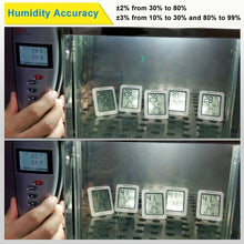 Carica l&#39;immagine nel visualizzatore di Gallery, Termometro e Igrometro digitale, Misura Temperatura e Tassi di Umidità