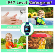 Carica l&#39;immagine nel visualizzatore di Gallery, Winnes GPS Orologio Smartwatch per bambini, impermeabile, con verde