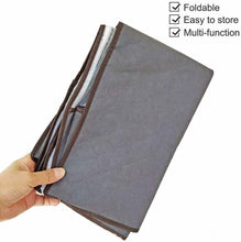 Carica l'immagine nel visualizzatore di Gallery, 3 x Scatole per vestiti, Organizzatore pieghevole per armadi, 60x35x40 cm Grigio