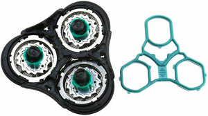 2 x Testine di ricambio per rasoio elettrico compatibile per Philips Norelco RQ1