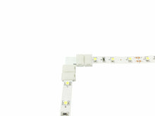 Carica l'immagine nel visualizzatore di Gallery, 10 x Raccordo angolare rapido per striscia LED, Connettori a 2 poli da 8 mm