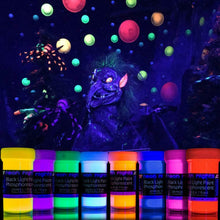 Carica l&#39;immagine nel visualizzatore di Gallery, neon nights 8 x Vernice Fosforescente Si Illumina Al Buio Neon Colorata...