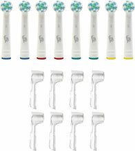 Carica l'immagine nel visualizzatore di Gallery, 8 x Tesine di ricambio compatibili per spazzolino elettrico Oral-B Cross action