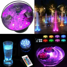 Carica l&#39;immagine nel visualizzatore di Gallery, LED Sommergibili Con Telecomando 4 Pezzi,Luce LED Sommergibili, Impermeabile