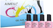 Carica l&#39;immagine nel visualizzatore di Gallery, AIMEILI Smalto Semipermente in Gel UV LED Kit Semipermanente Unghie KIT12-1