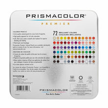 Carica l&#39;immagine nel visualizzatore di Gallery, Set di 72 matite colorate, Prismacolor Premier color Resistenti di alta qualità