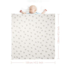 Carica l&#39;immagine nel visualizzatore di Gallery, Mussole neonato set da 4 - Momcozy copertina quadrotti cotone...