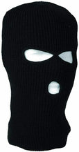 Carica l'immagine nel visualizzatore di Gallery, Mil-Tec - Passamontagna Balaclava in acrilico con 3 fori Nero