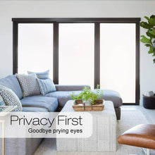 Carica l'immagine nel visualizzatore di Gallery, Pellicola per finestre effetto satinato per protezione da raggi UV e privacy