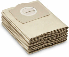 Carica l'immagine nel visualizzatore di Gallery, 5 x Sacchetto filtro il carta per aspiratori Karcher Wd+Ad, Per WD 3 (MV 3)
