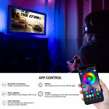 Carica l&#39;immagine nel visualizzatore di Gallery, Striscia LED con controllo Bluetooth per illuminazione retro TV fino a 65&quot; 3.5 m