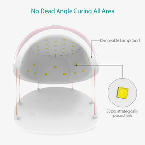Abody Lampada Unghie UV LED da 48W, Fornetto Professionale per...
