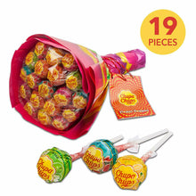 Carica l&#39;immagine nel visualizzatore di Gallery, Bouquet di 19 pezzi di Lecca Lecca Chupa Chups, Gusto Frutti Assortiti