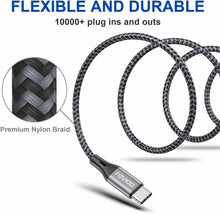 Carica l'immagine nel visualizzatore di Gallery, RAVIAD Cavo USB C a 3.0 A, Nylon Intrecciato Tipo C di 1M