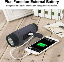 Carica l&#39;immagine nel visualizzatore di Gallery, ZEALOT S1 Cassa Bluetooth Piccola Portatile Waterproof IPX5 Con Torcia Grigio
