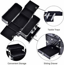 Carica l&#39;immagine nel visualizzatore di Gallery, Joligrace Valigetta Trucchi Beauty Case Valigia ValigettaTrucco Larga...